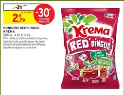 Intermarché Krema Bonbons Red'Dingue offre