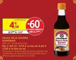 Intermarché KIKKOMAN Sauce Soja Sucrée offre
