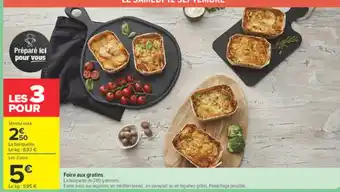 Foire aux gratins