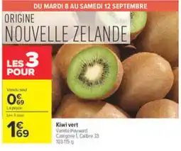 Carrefour Kiwi vert offre