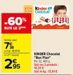 Carrefour Kinder Chocolat offre