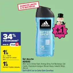 Carrefour ADIDAS Gel douche offre