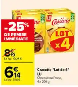 Carrefour Cracotte offre