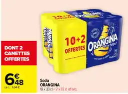Carrefour ORANGINA Soda offre