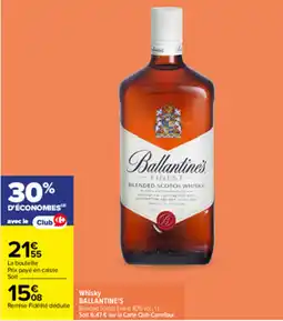 Carrefour Ballantine's Whisky offre