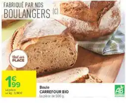 Carrefour CARREFOUR BIO Boule offre