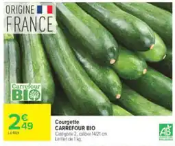 Carrefour Carrefour BIO Courgette offre