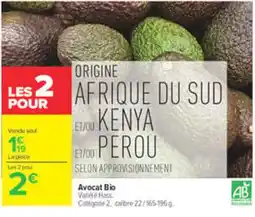 Carrefour Avocat Bio offre