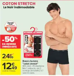 Carrefour DIM Boxers homme offre