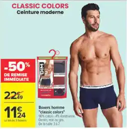 Carrefour DIM Boxers homme offre