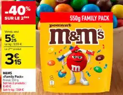 Carrefour M&M'S peanut offre