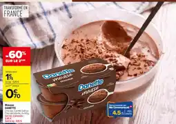 Carrefour Danette mousse chocolat offre