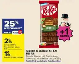 Carrefour KitKat Tablette de chocolat offre