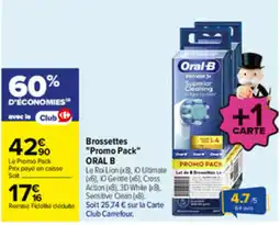 Carrefour Oral-B Brossettes offre