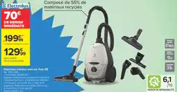 Carrefour Electrolux Aspirateur traineau avec sac Pure D8 offre