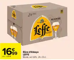 Carrefour LEFFE Bière d'Abbaye offre