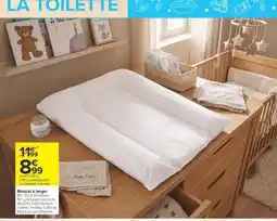 Carrefour Matelas à langer offre