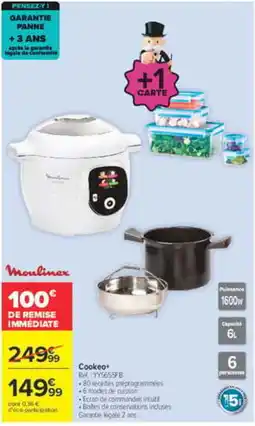 Carrefour Moulinex Cookeo+ offre