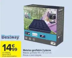 Carrefour Bestway Matelas gonflable 2 places offre