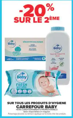 Carrefour Baby Serum physiologique offre
