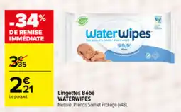 Carrefour Waterwipes Lingettes Bébé offre