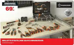Brico Dépôt Magnusson - mallette d'outillage 120 pcs offre