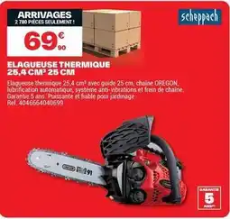 Brico Dépôt Scheppach - elagueuse thermique 25.4 cm 25 cm offre