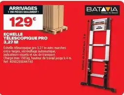 Brico Dépôt Echelle télescopique pro 3.27 m offre