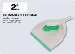 Brico Dépôt Set balayette et pelle offre