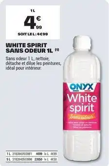 Brico Dépôt White spirit offre