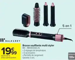 Carrefour DNALK & REY Brosse soufflante multi-styler offre