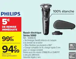 Carrefour PHILIPS Rasoir électrique Séries 5000 offre