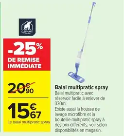 Carrefour Balai multipratic spray offre
