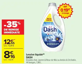 Carrefour DASH Lessive liquide offre