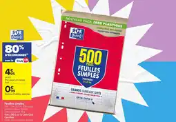 Carrefour Feuilles simples offre