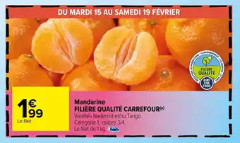 Carrefour Mandarine offre