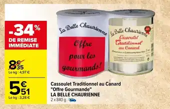 Carrefour Cassoulet traditionnel au canard offre