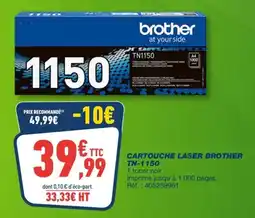 Bureau Vallée Brother cartouche laser offre