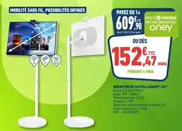 Bureau Vallée Moniteur intelligent 32" offre