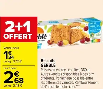 Biscuits gerblé
