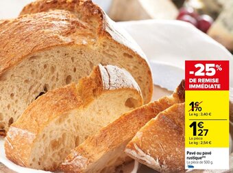Carrefour Pavé ou pavé rustique offre