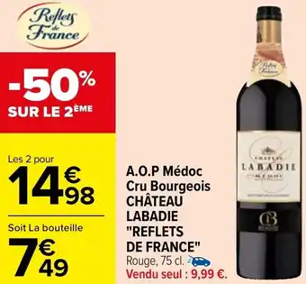 Carrefour A.O.P médoc cru bourgeois offre