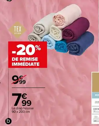 Carrefour Linge de lit "Jersey" offre