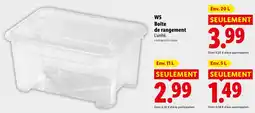 Lidl W5 Boîte de rangement offre
