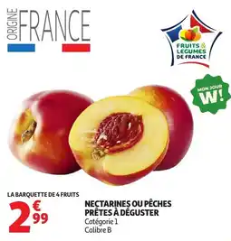 Auchan NECTARINES OU PÊCHES offre