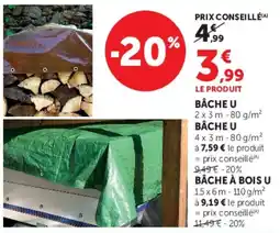 Hyper U BÂCHE U offre