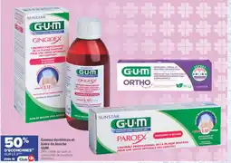 Carrefour Gum Gamme dentifrices et bains de bouche offre