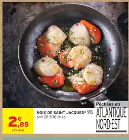 Intermarché Noix de saint jacques offre