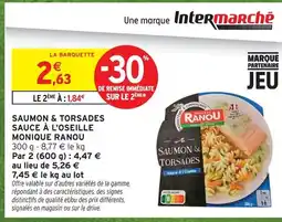 Intermarché Monique ranou saumon & torsades sauce à l'oseille offre