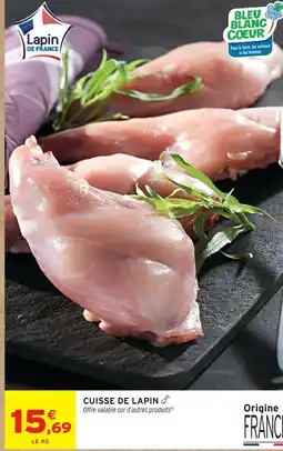 Intermarché Cuisse de lapin offre